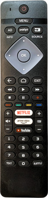 MechFox Television Remote Control Compatible for LED/LCD TV| RM-82B | PHILIPS Remote Controller(Black)