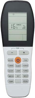 J.K. WEBSHOP Original Remote No. 248, Replacement for Voltas Inverter Air Conditioner Remote (Exactly Same Remote Will Only Work) Remote Controller(White)