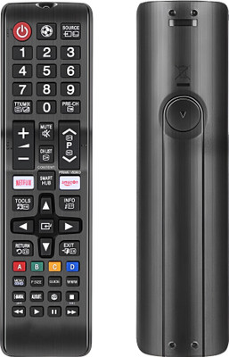 ERNIL Universal Tv Remote Compatible for Samsung LCD LED OLED QLED UHD HD Plasma 3D Smart Tv Remote Control Remote Controller(Black)