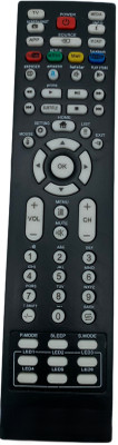 NixGlobal RM-L1862 Remote Compatible with CROWN 4K SMART LED LCD TV Remote Controller(Black)