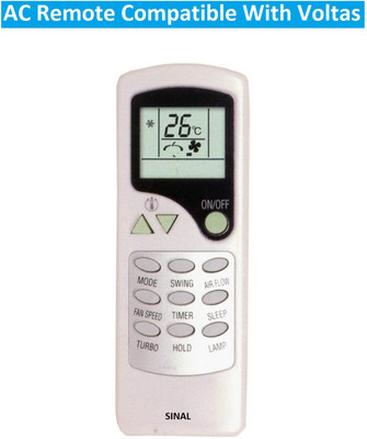 SINAL AC Remote Compatible With  (AMT9) Voltas Remote Controller(White)