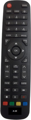 Akshita HTR-A10 LCD LED Smart TV Remote Control HAIER Remote Controller(Black)