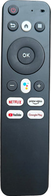 Ehop Without Voice Search Compatible remote for Thomson Smart tv Remote Controller(Black)