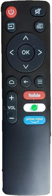 Kritex Remote Compatible for AIWA LCD/LED Smart TV Remote(Without Voice) Remote Controller(Black)