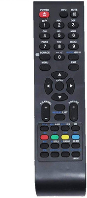 HDF Replacement Remote Control Compatible for VU Led/Lcd Remote With Non Voice Remote Compatible For Vu Vu , Micromax Led/Lcd Remote-Please Check the Image With your Old Remote Controller(Black)
