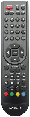 TVE LED2 LED LCD TV Remote Control Compatible for  Mitashi Remote Controller(BALCK)