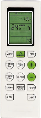 NEWZON 5 Years Warranty FIX & LOCK Compatible for Blue Star AC Remote Controller(White)