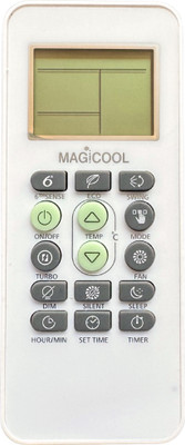MechFox AC Remote Control Compatible Split/Window Air Conditioner | Model No. AC-173 | Whirlpool Magicool Remote Controller(White)