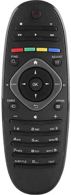 RISHI ENTERPRISES THIS REMOTE IS COMPATIBLE FOR  LED TV REMOTE PHILIPS Remote Controller(Black)