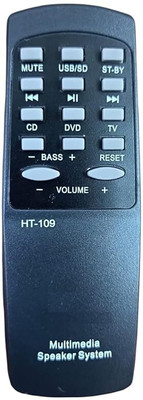 V4 Gadgets YY V4 Philips HT USB remote Philips Multimedia Speaker System Remote Controller(Grey)