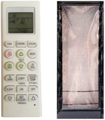 Paril (Remote+Cover) Ac Remote compatible for LG Ac Re-36 With PU Leather Protective Cover( EXACTLY SAME REMOTE WILL ONLY WORK) Remote Controller(Black)