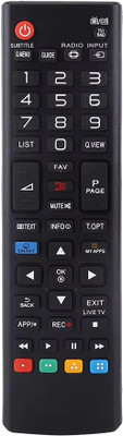 Crystonics AKB73715601 Universal TV Remote Control Compatible For All LG smart LCD LED OLED UHD 3D 4K Webos TVs Remote Controller(Black)