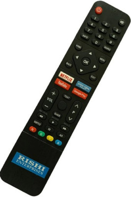 RISHI ENTERPRISES THIS REMOTE IS COMPATIBLE FOR SMART LED TV REMOTE WITHOUT VOICE COMMAND NOKIA Remote Controller(Black)