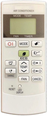 J.K. WEBSHOP Air Conditioner Remote Compatible For Sharp Split/Window AC Model:CRMC-A880JBEZ (Exactly Same Remote Will Only Work) Remote Controller(White)