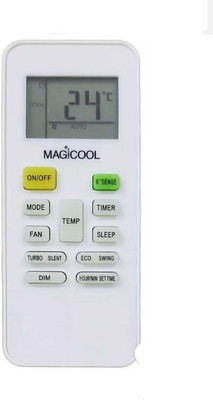 Paril Air Conditioner Remote Compatible For  AC WHIRLPOOL INVERTER Remote Controller(White)