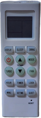Gezok AC Remote for  AC Napolean Remote Controller(White)