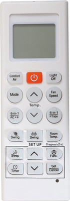 RESORB RE 36R LG Compatible for LG AKB75215406 AC Dual Inverter Split AC Air Contioner 6-in-1 Remote Controller(White)
