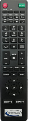 Kishore Traders Compatible Remote Control For Intex Led 3221, Led 3226 Intex Smart Led Tv Remote Controller(Black)