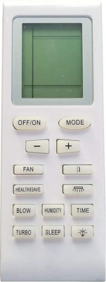 BhalTech VE-18 AC Compatible for  VOLTAS AC Remote Controller(White)
