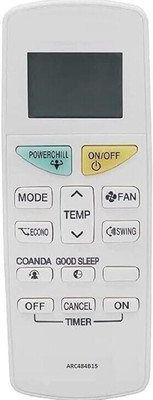 ditec Works only with Daikin AC ARC484B15 Remote Control (Match model before ordering) ARC484B15 AC Remote Compatible with 0.8 1 1.5 1.8 2 2.6 Ton Air Conditioner Daikin Remote Controller(White) ditec Works only with Daikin AC ARC484B15 Remote Control (Match model before ordering) ARC484B15 AC Remote Compatible with 0.8 1 1.5 1.8 2 2.6 Ton Air Conditioner Daikin Remote Controller(White)