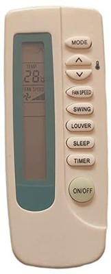 LUNAGARIYA AC Remote No.66, Compatible with  AC Remote Control AZURE Remote Controller(White)