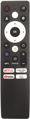 BhalTech Smart Tv Remote [Non-Voice] (Voice Not Supported) Compatible For  Panasonic Tv Remote Controller(Black)