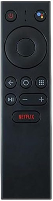 ditec Voice Function Remote with Netflix Function Compatible for DTH Set Top Box Airtel Xstream Tv Stick Remote Controller(Black)