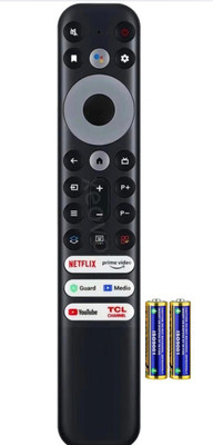 Fgkitoflex RC902v model of TCL television which not required pairing with tv. Remote Compatible for  Smart Led Tv RC902V Model Non Voice Command TCL Remote Controller(Black)