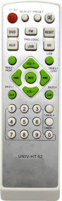 ERNIL UNIV-HT 52 Home Theater Remote Compatible for Sony Home Theater Audio/Music System RM-ANU156 Remote Controller(White)