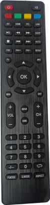 Ehop Compatible Remote Control for  led LCD tv Worldtec Remote Controller(Black)