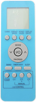 Rohit Electronics GZ09-BE00-006 AC Remote Compatible for Onida Air Conditioner (EXACTLY SAME REMOTE WILL ONLY WORK) Remote Controller(Blue/white)