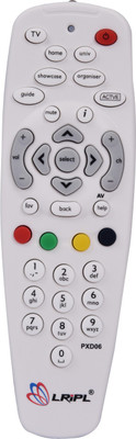 LRIPL Remote Control Compatible for  HD+ Plus with Recording Feature. Tata Sky Remote Controller(White)