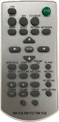 SHIELDGUARD Projector Remote Control 608 Compatible for Sony Projector Remote Controller(Grey)