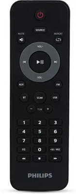 HDF home theatre remote Remote HTL9080 Compatible with Philips Home Theater Remote Controller home theater remote Remote Controller(Black)