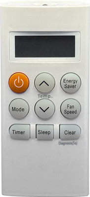 RESORB RE 114B LG Compatible for Midea, Voltas and Lloyd Air conditioner Remote Controller(White)