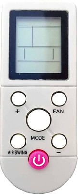 BhalTech VE-2 YKR-F/001 AC Remote Compatible for VOLTAS AC Remote Controller(White)