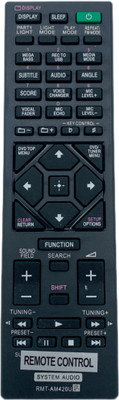 NixGlobal RMT-AM420U Remote Compatible with SONY HOME THEATER MULTIMEDIA MUSIC SYSTEM Remote Controller(Black)
