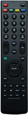 V4 Gadgets Compatible for Kodak Smart LCD LED tv Remote Control Suitable for Various inches TV - Match Exactly with Old remotes Remote Controller(Black)