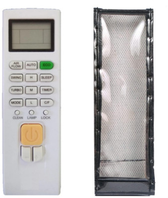 Ethex C-31 Re-188 Remote With cover (Remote+Cover) Ac Remote compatible for Cruise/Gree Ac Remote Controller(White)