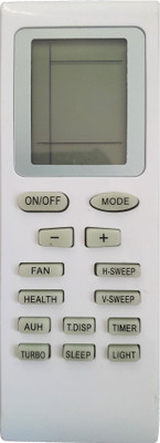 LipiWorld 18 (HELTH) AC Remote (Old Remote Exactly Same Remote Will Only Work) Compatible For Voltas/Onida/Godrej AC Remote Controller(Grey)
