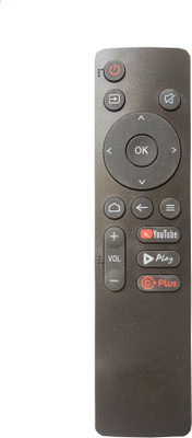 LipiWorld LED TV Remote (Old Remote Exactly Same Remote Will Only Work) Compatible For (No Voice Function) CooCaa Tv Remote Controller(Black)