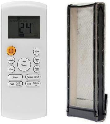 Ethex C-5 Re-184B Remote With cover (Remote+Cover) Ac Remote compatible for Samsung Ac Remote Controller(White)