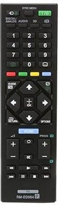 Darahs Bravia Compatible Remote for Sony LED LCD Bravia Tv Remote Controller(Black)