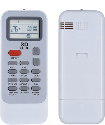 ERNIL AC Remote Compatible Whirlpool 3D Cool AC 129 (Exactly Same Remote Will Only Work) Remote Controller(White)
