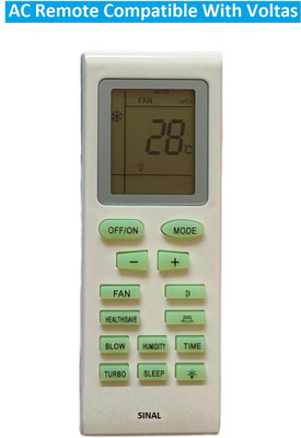 SINAL AC Remote Compatible With  (AMT8) Voltas Remote Controller(White)