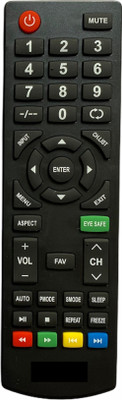 Xpecial IX649 Remote Compatible for INTEX LED LCD TV Remote Controller(Black)