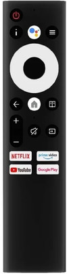 HDF Remote Control Compatible for Thomson Oathpro, Sansui Motorola & Kodak Smart TV(JSW55ASUHD, 43OPMAX9099) Voice Supported Thomson Oathpro Smart TV, Sansui Smart TV, Kodak Smart TV, Motorola Smart TV Remote Controller(Black)