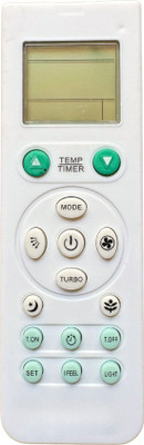 MechFox AC Remote Control Compatible Split/Window Air Conditioner | Model No. AC-102B | Lloyd Light Remote Controller(White)