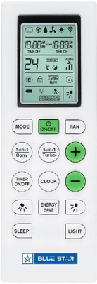 NEWZON 5 Years Warranty 5-IN-1 Compatible for Blue Star AC Remote Controller(White)