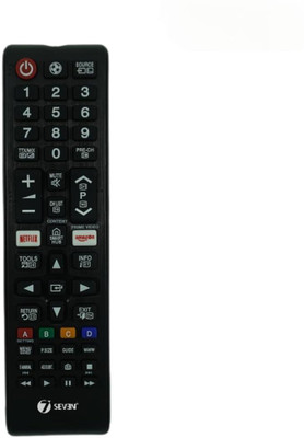 V4 Gadgets Compatible for Samsung TV Remote Universal Replacement of BN63-15744A LED UHD QLED Smart 4K Plasma TV Remote with Netflix ZEE5 Prime Video Hotkeys Remote Controller(Black)